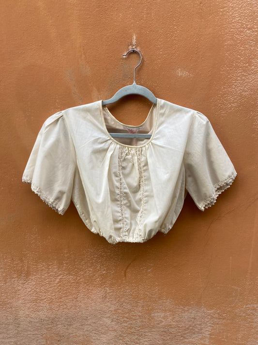 Camicia crop tirolese L
