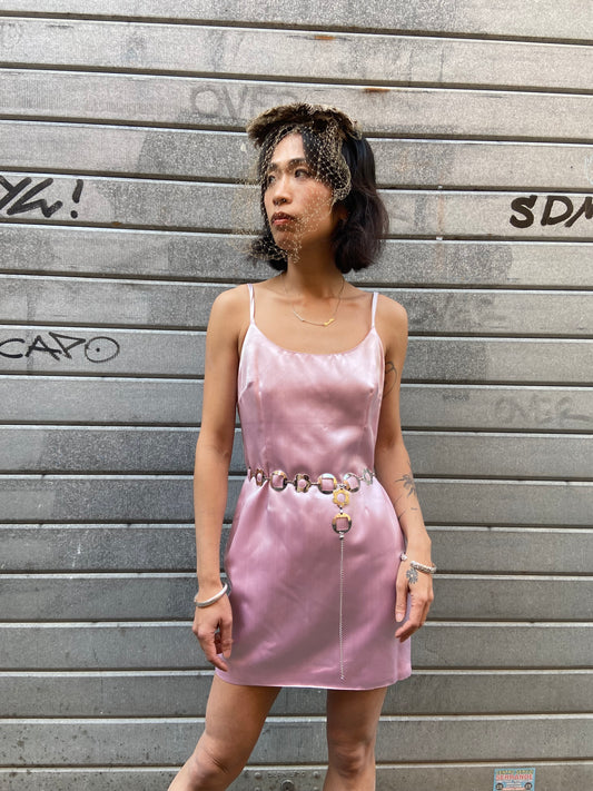 Mini dress raso