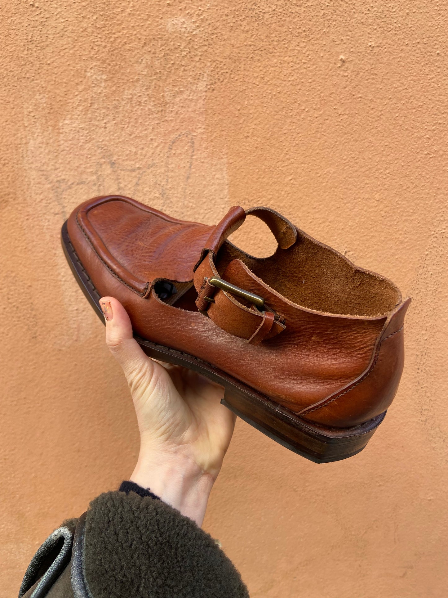 Mocassino cut out 70s 40