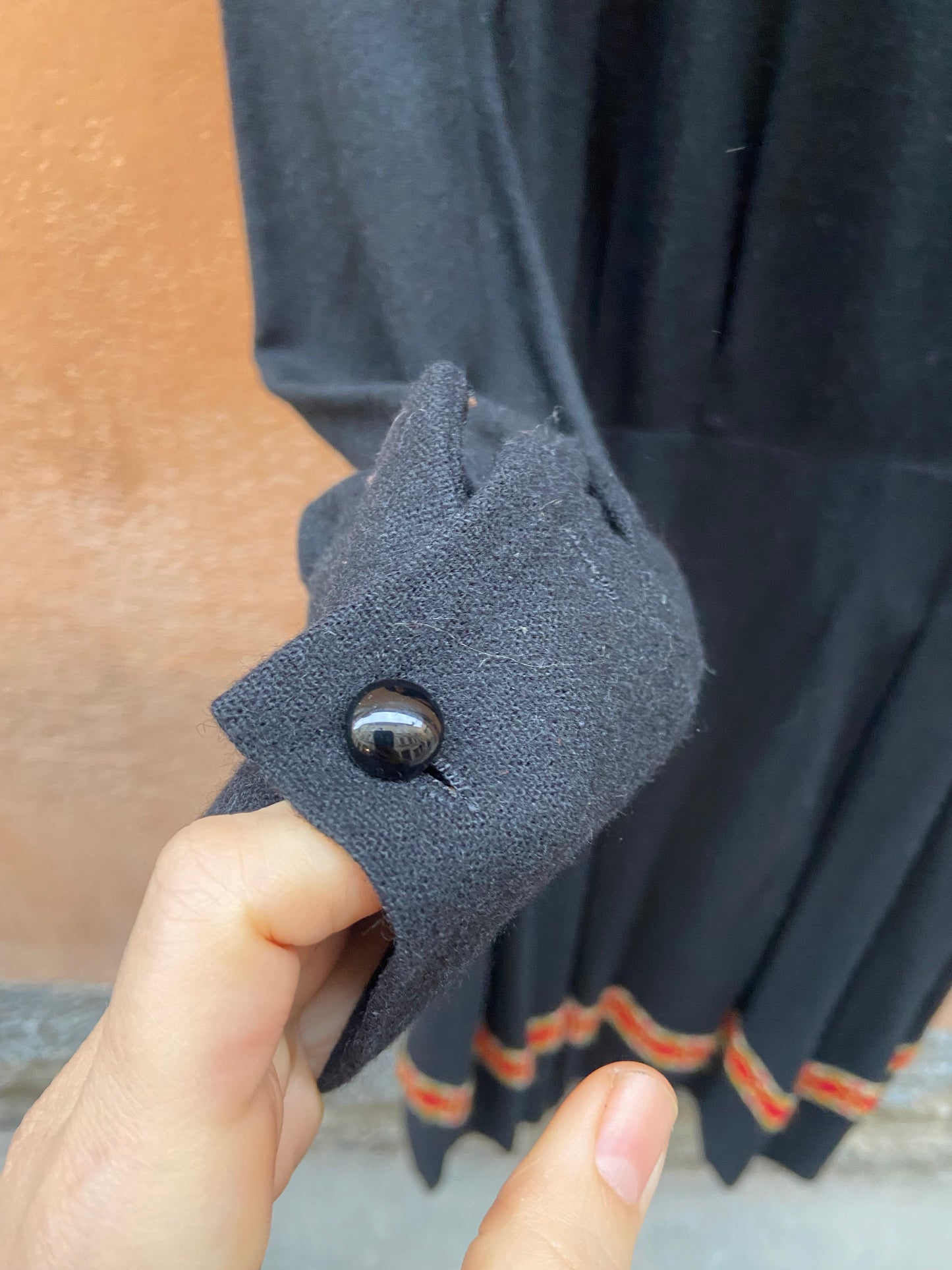 Abito lana sartoriale 70s