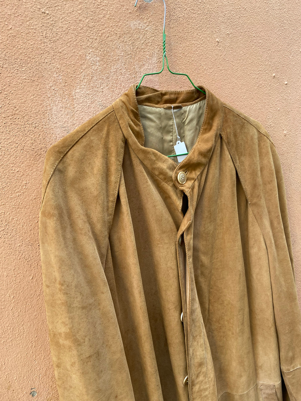 Giacca camicia camoscio