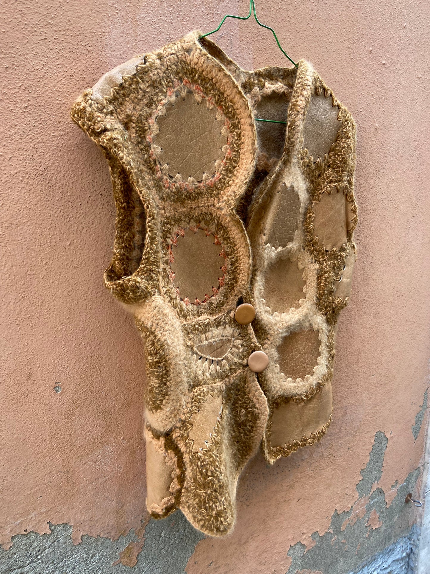 Gilet artigianale patchwork