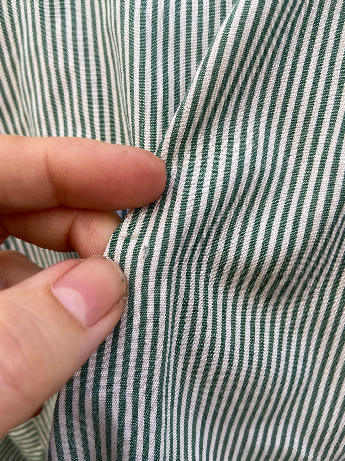 Camicia righe verdi