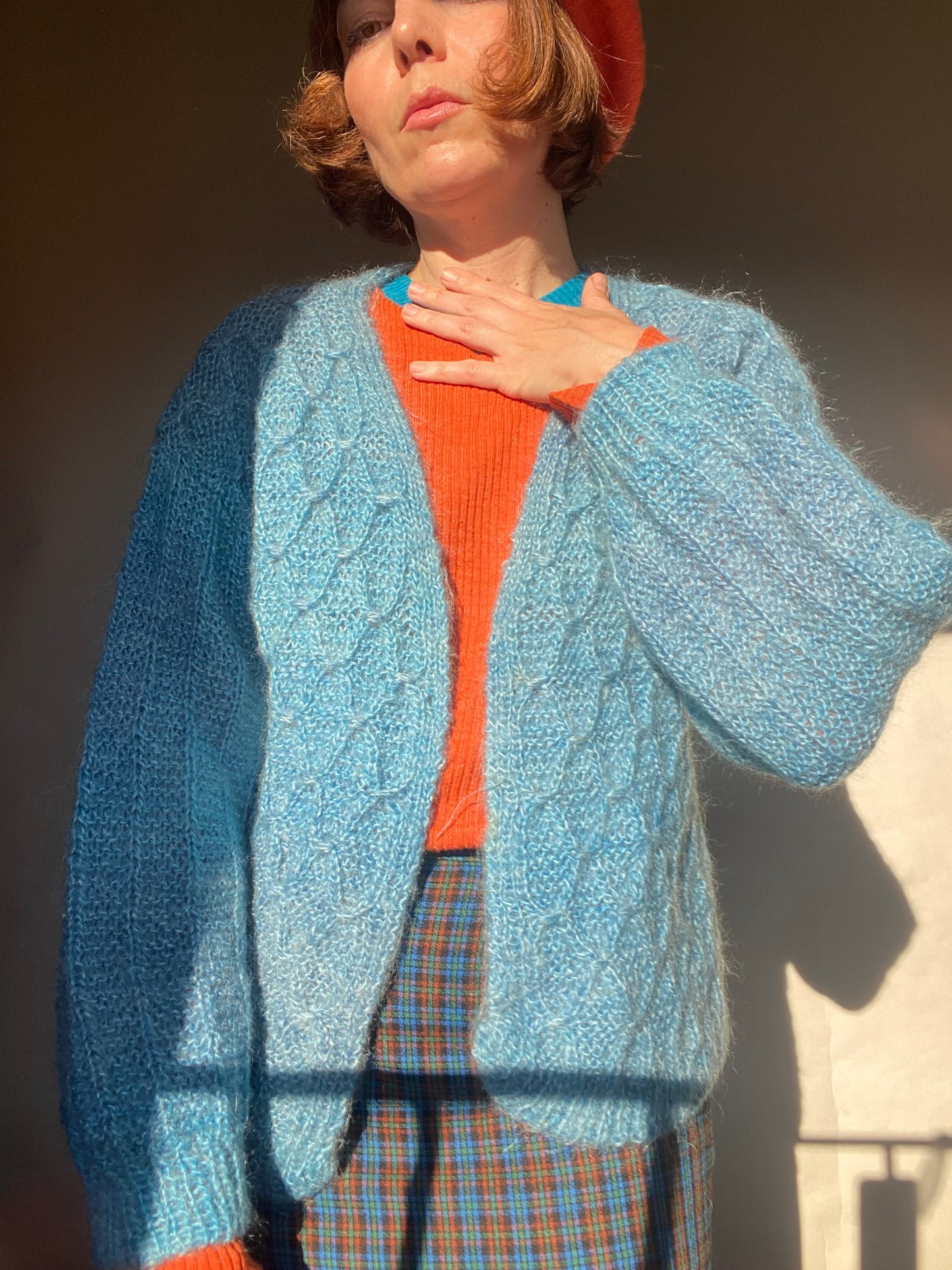 Cardigan azzurro