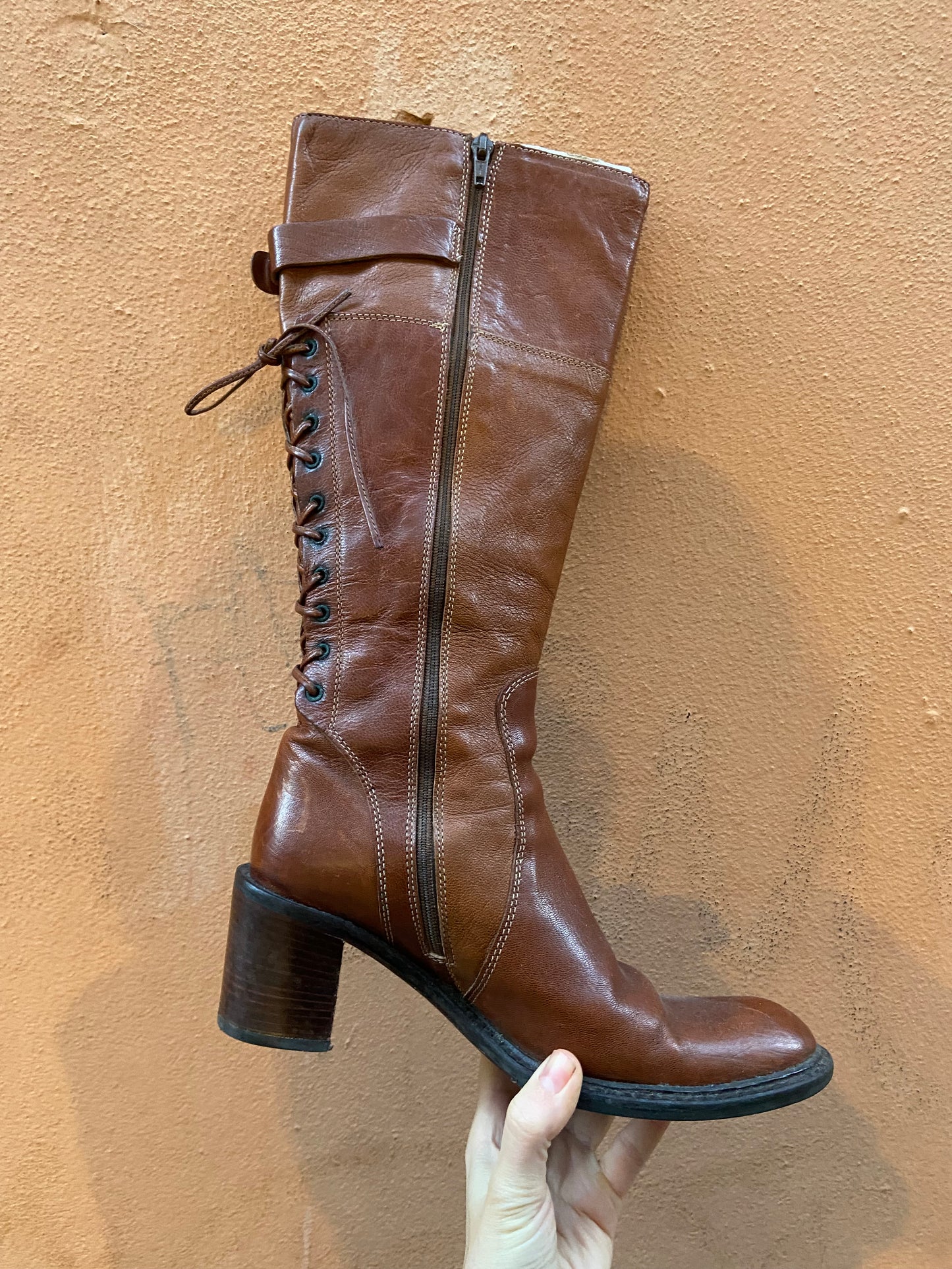 Stivale stringato 37