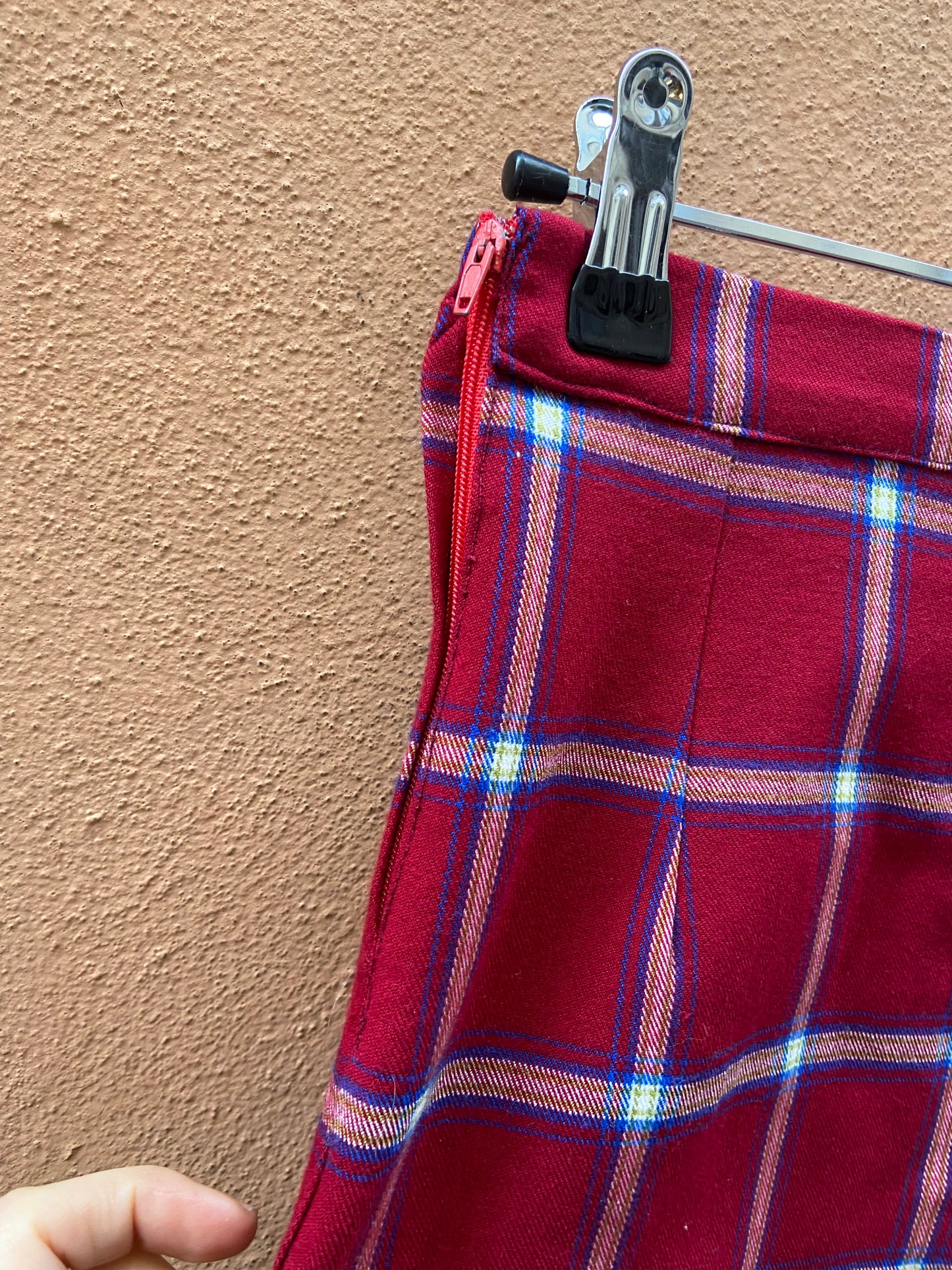 Mini tartan rossi