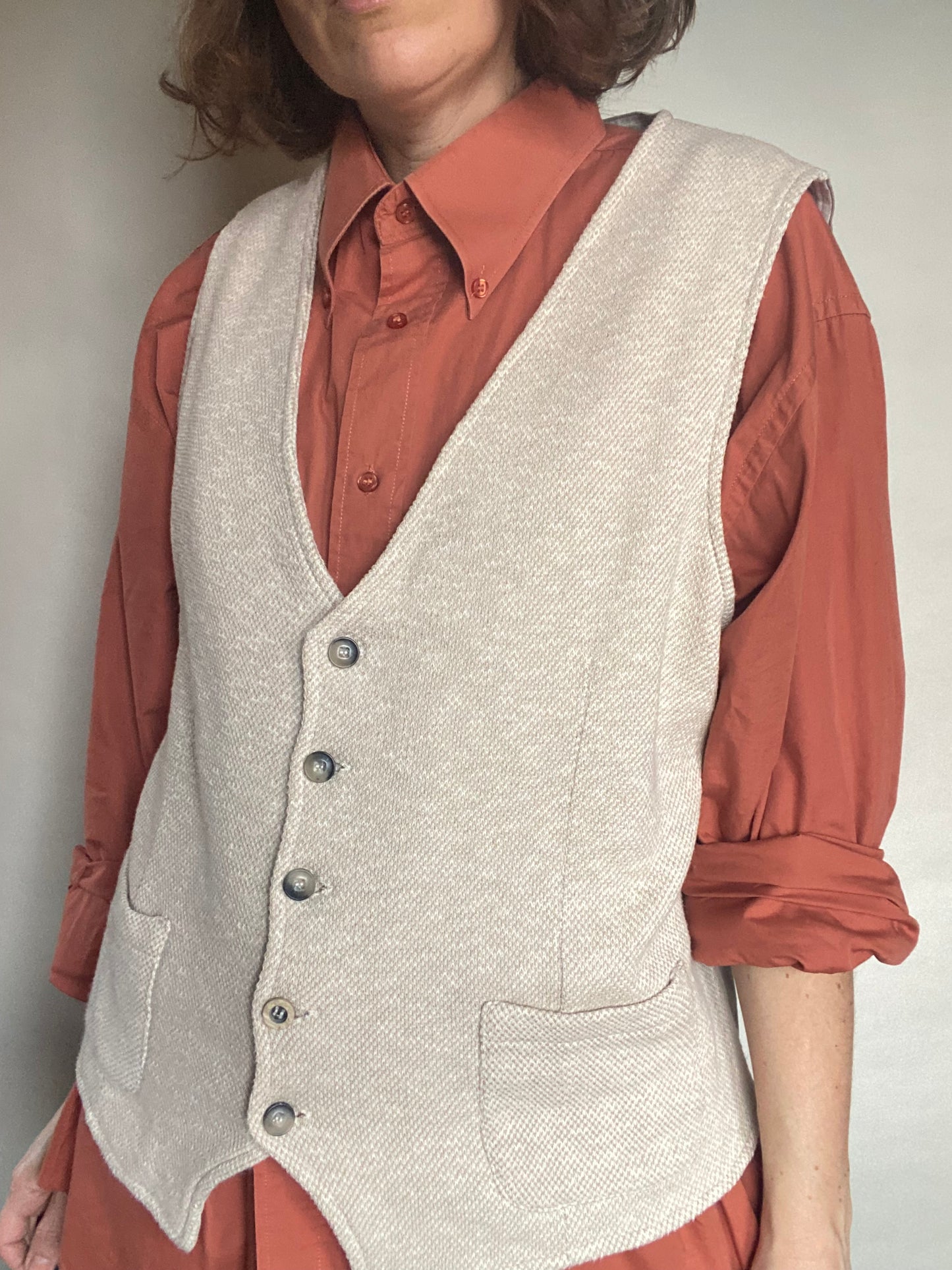 Gilet panna XL