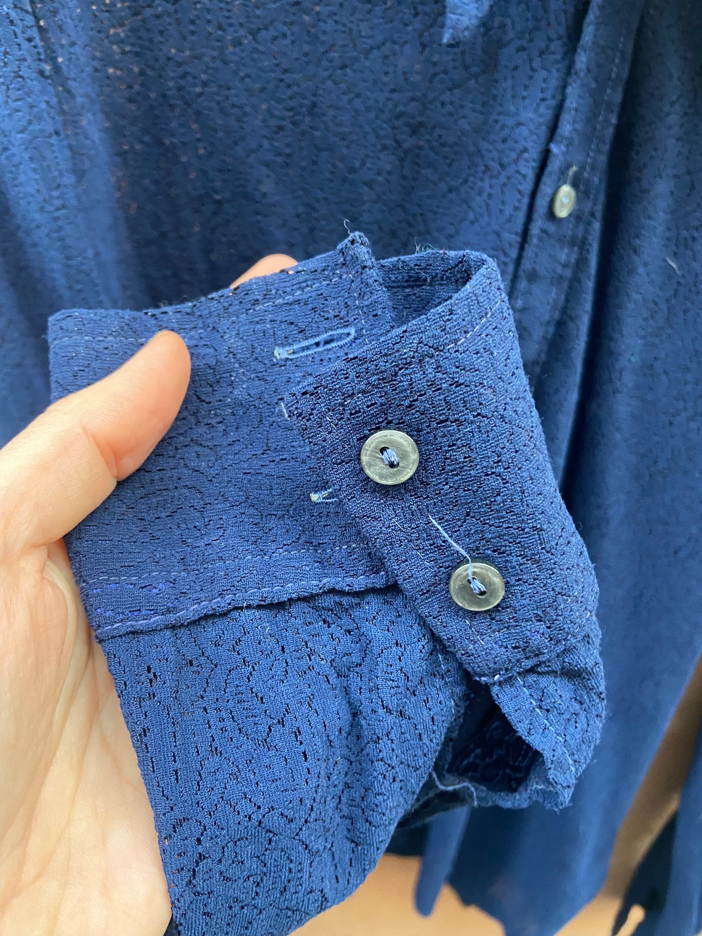 Camicia pizzo anni 70