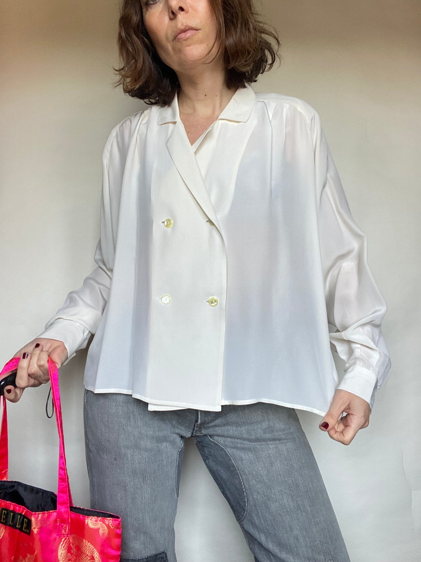 Camicia seta doppiopetto