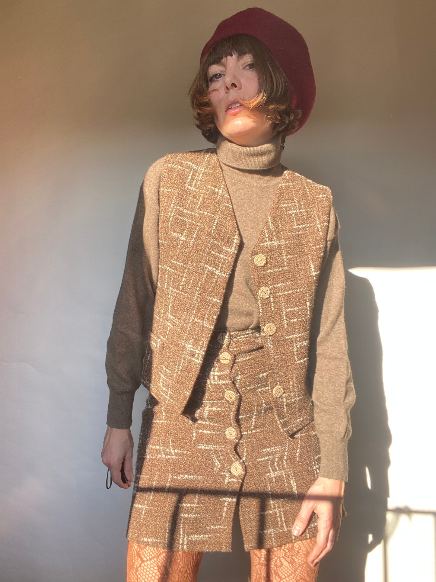 Completo gilet + gonna