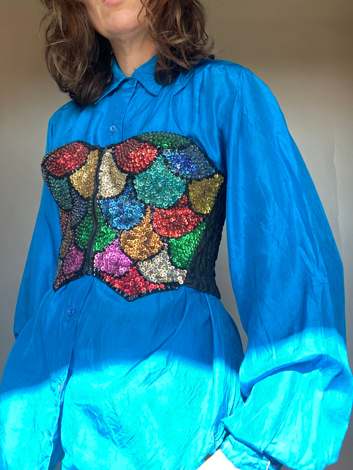 Bustier pailettes
