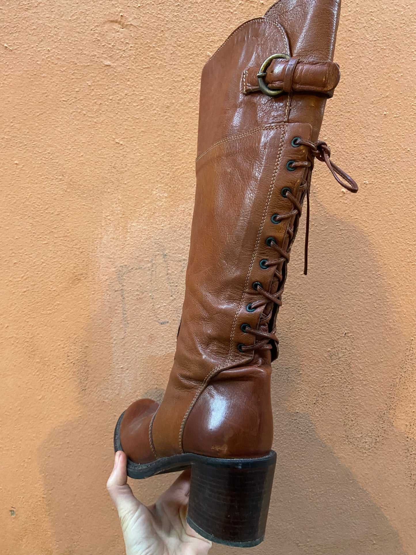 Stivale stringato 37