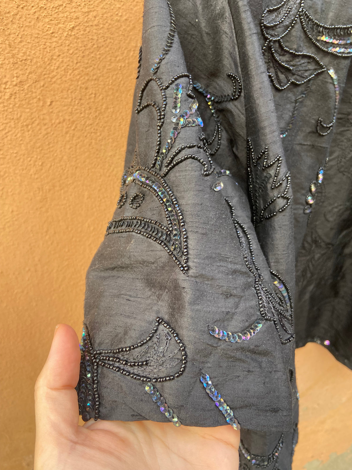 Twinset sartoriale con pailettes