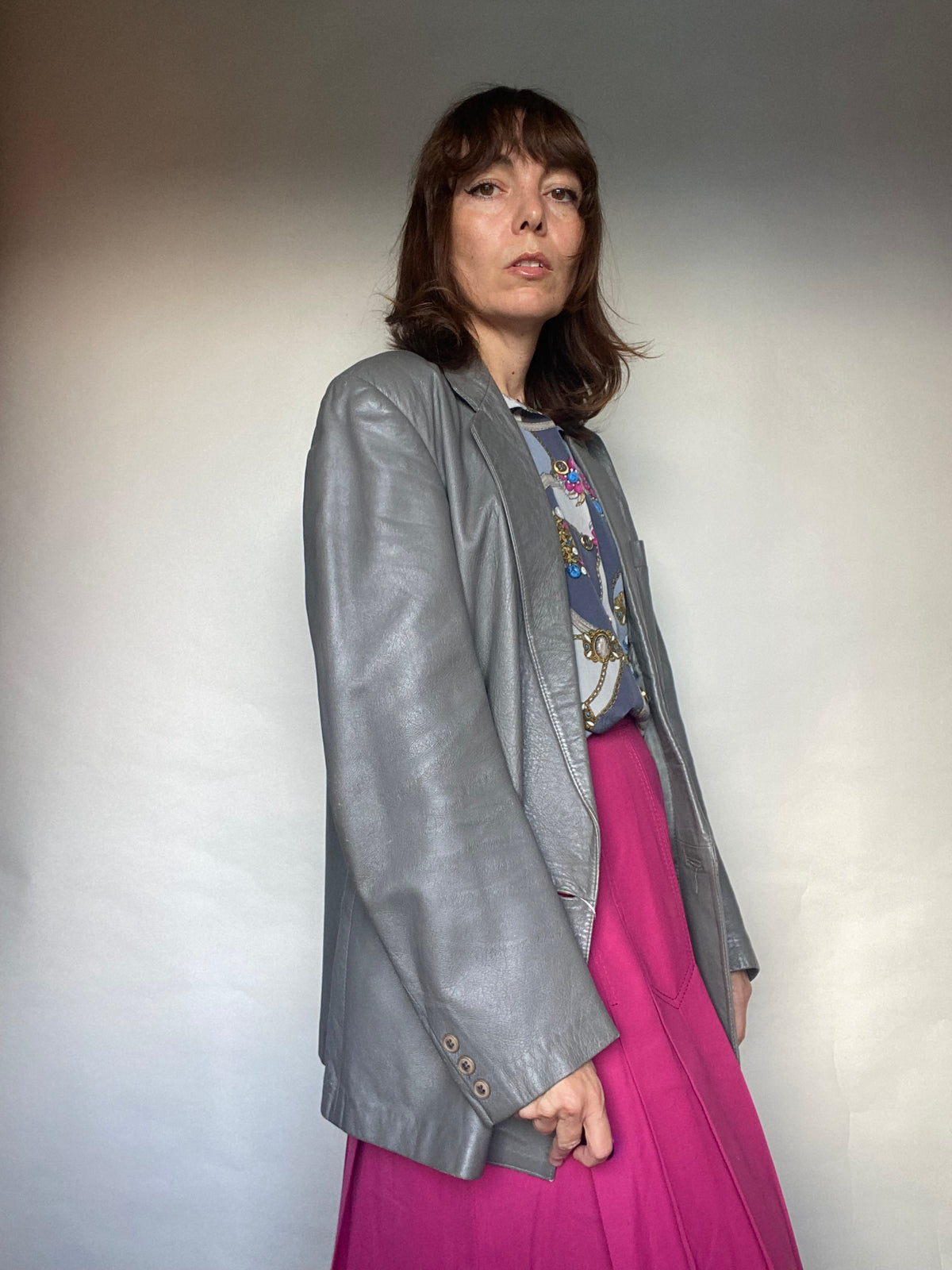 Blazer pelle vintage