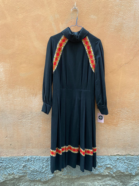 Abito lana sartoriale 70s