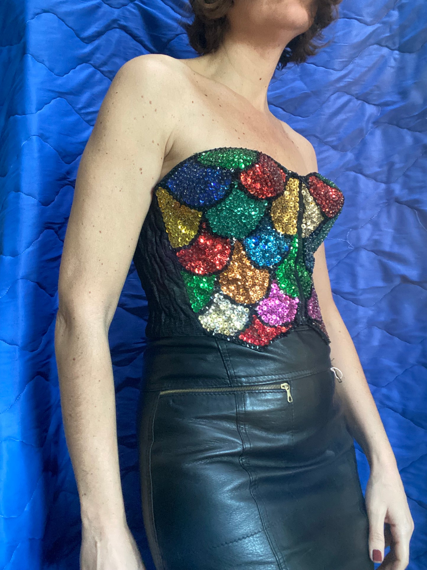Corpetto paillettes