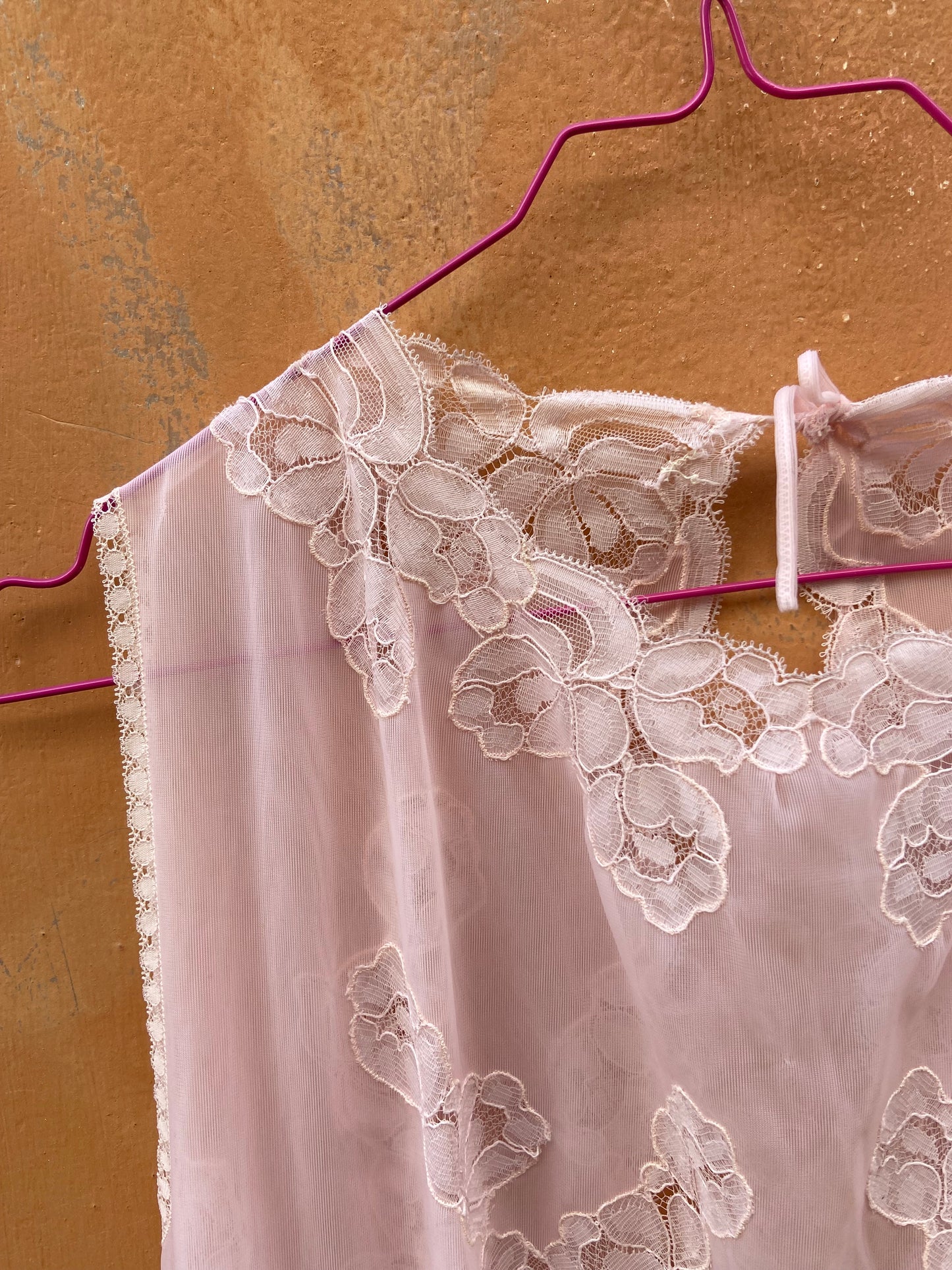 Abito camicia da notte rosa