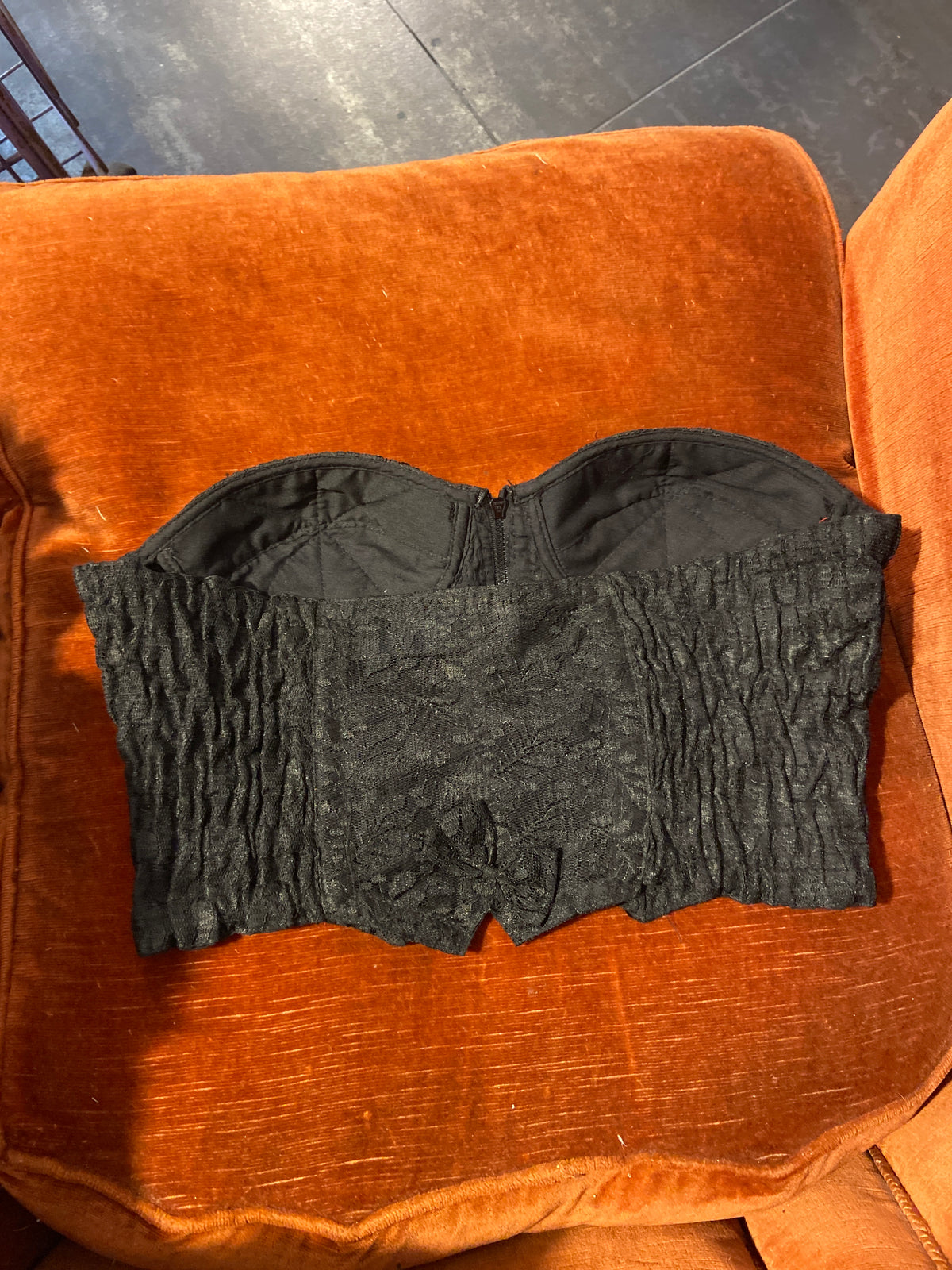 Bustier pailettes
