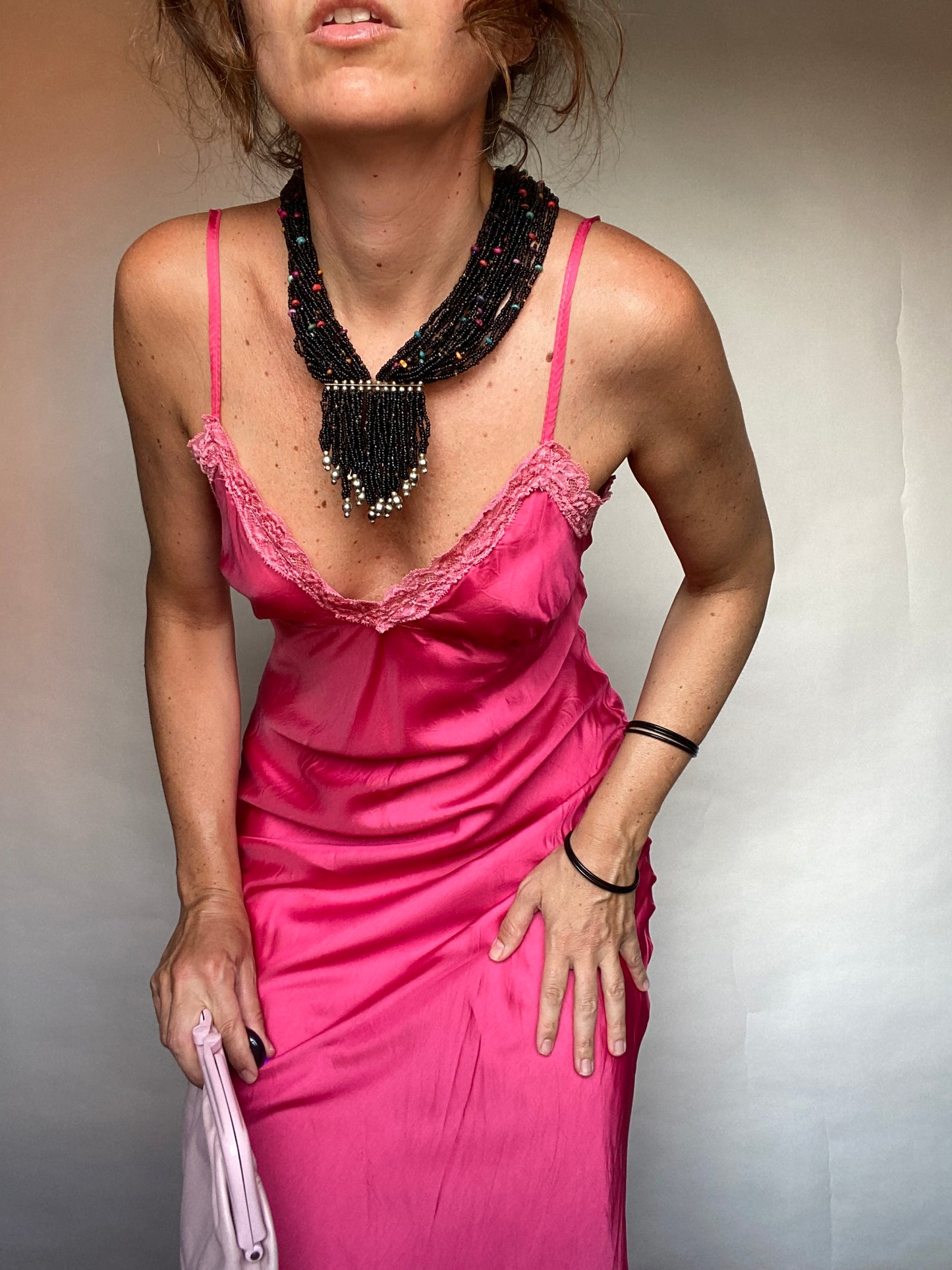Collana etnica perline
