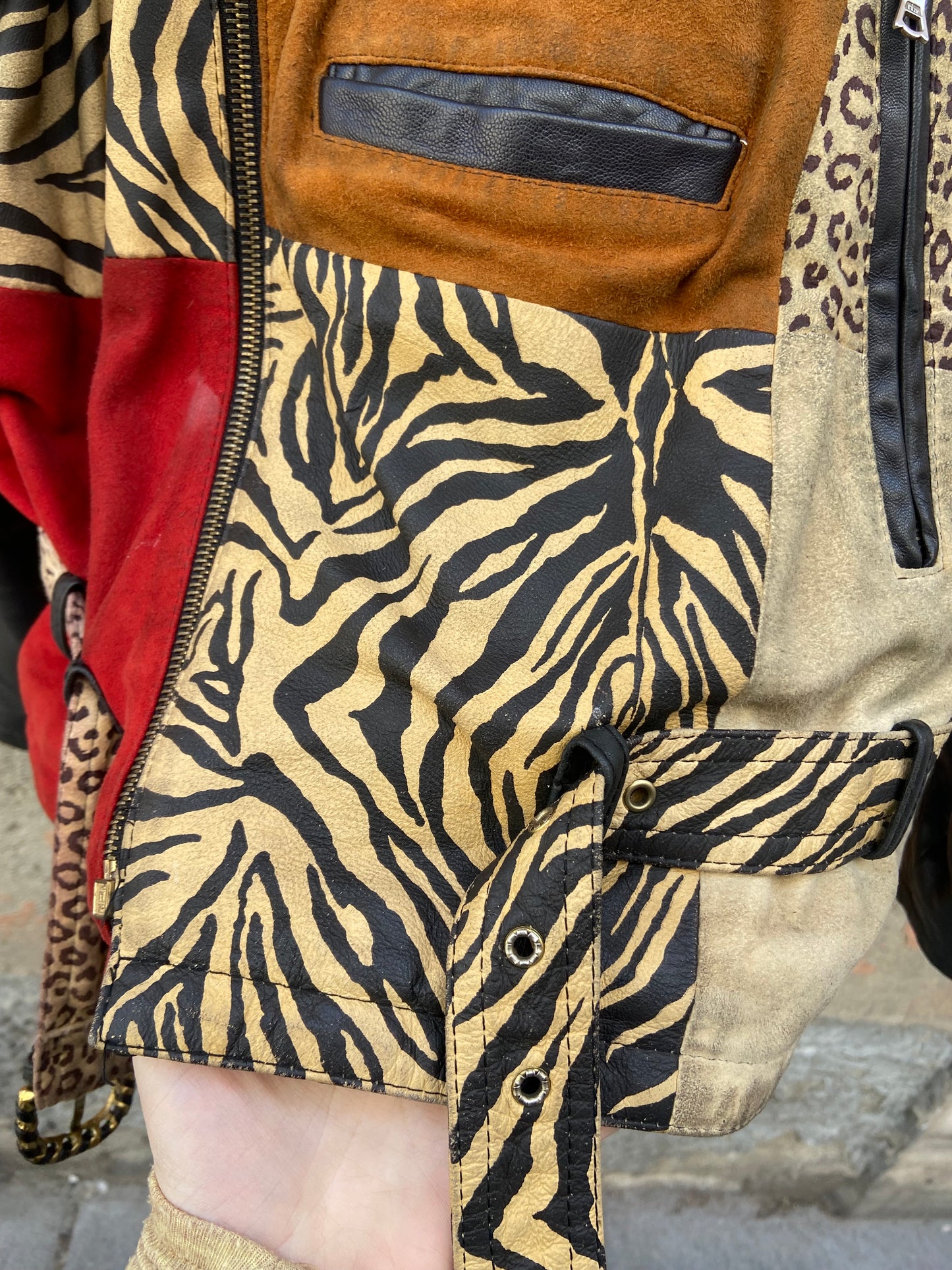 Giubbino patchwork