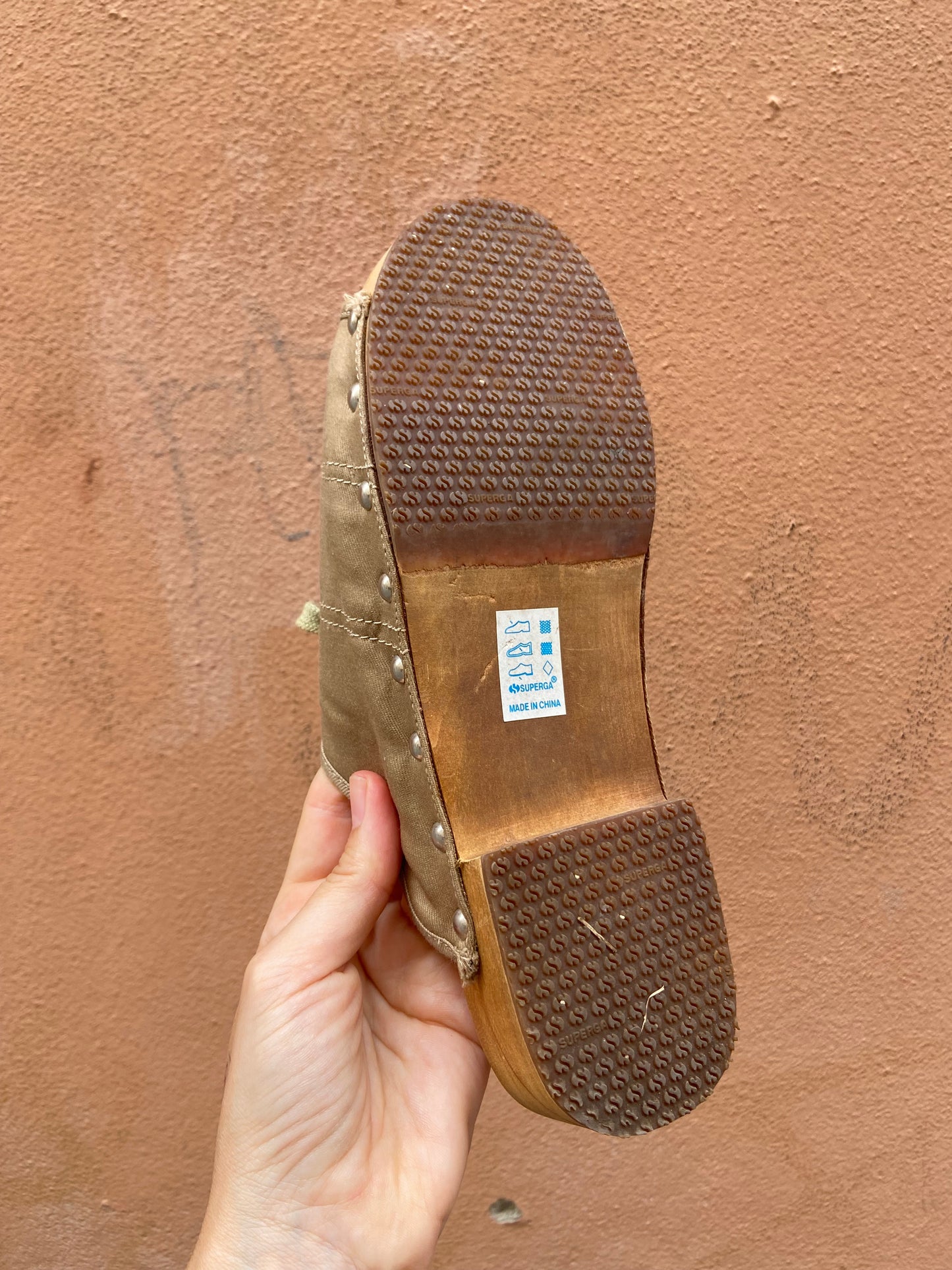 Superga vintage zoccoli 39