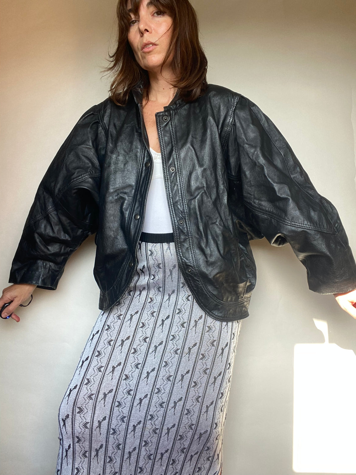 Bluson 80s pelle