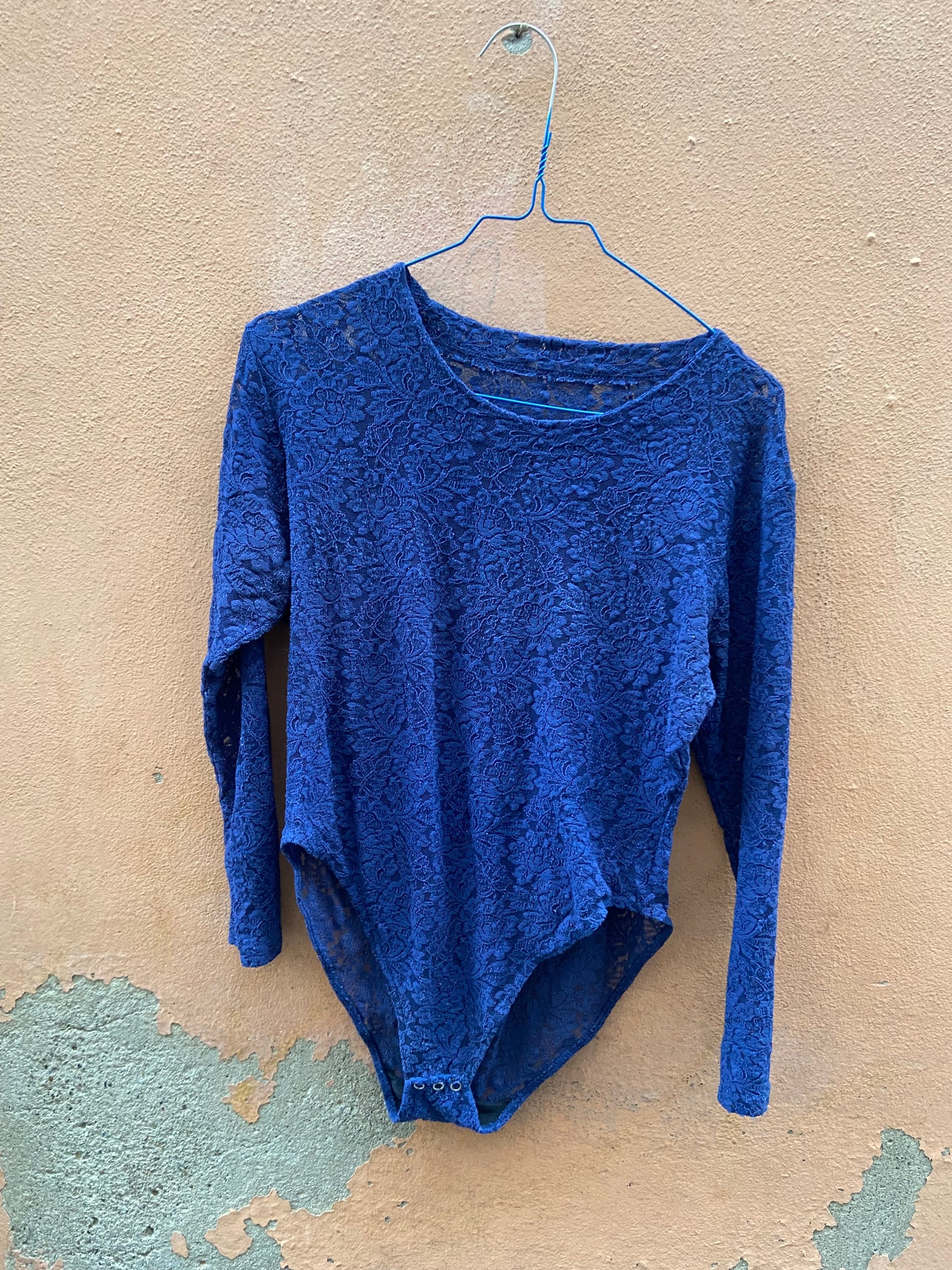 Body pizzo blu