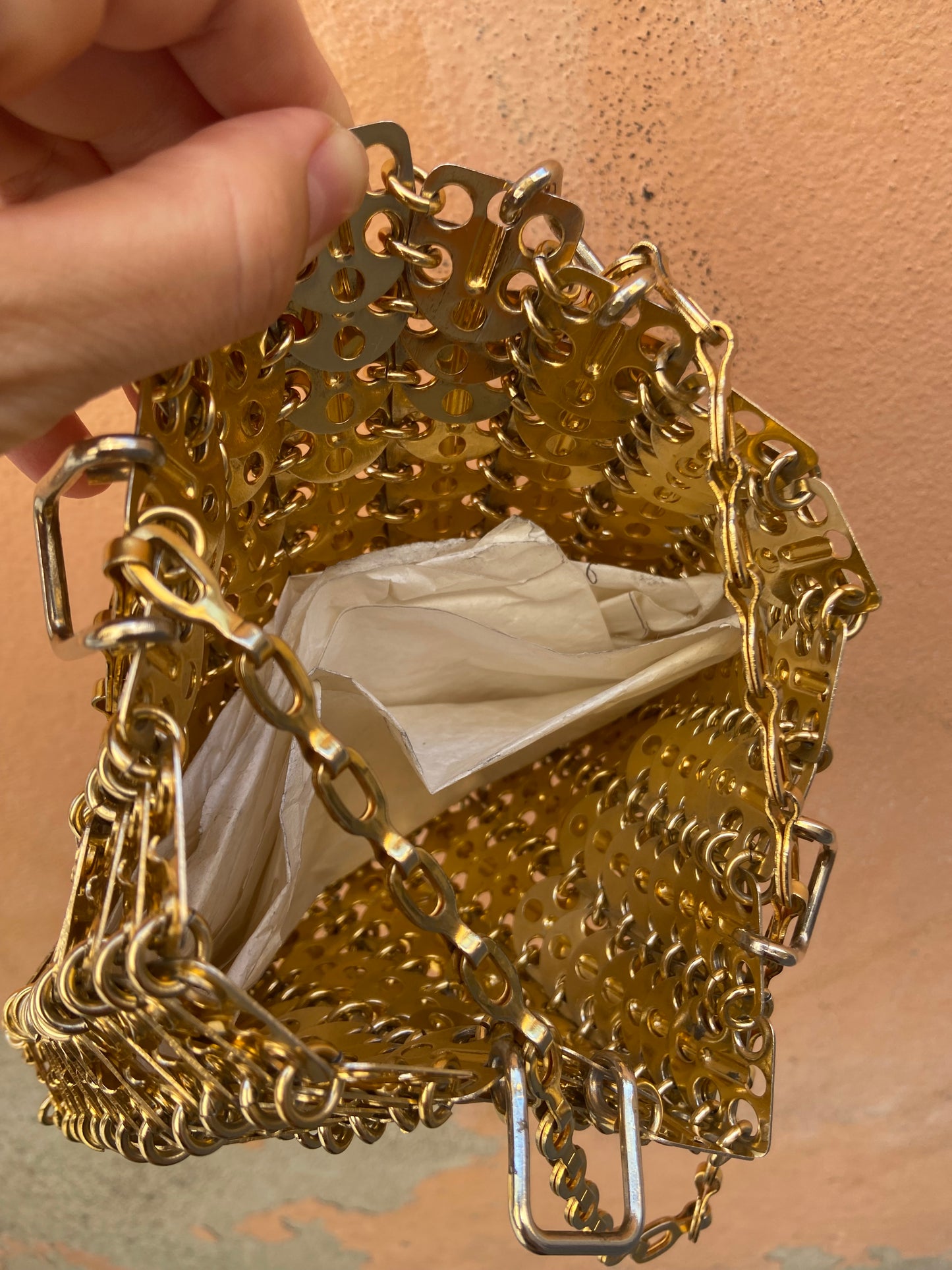 Borsetta metallo 60s