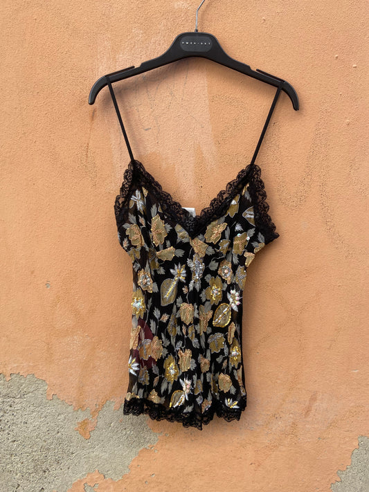 Twinset y2k top nero