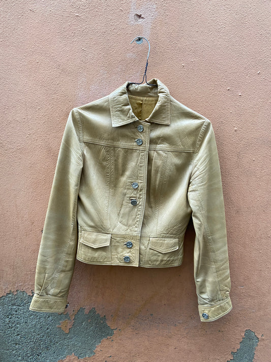 Giacca pelle 70s