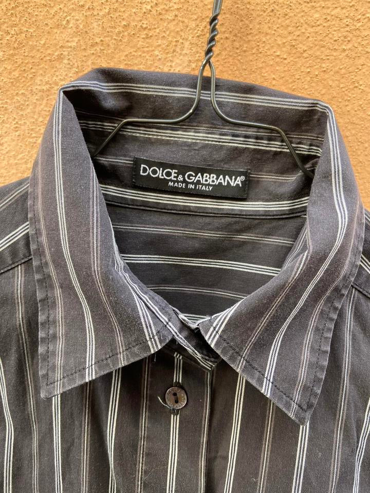 D&G camicia gessata