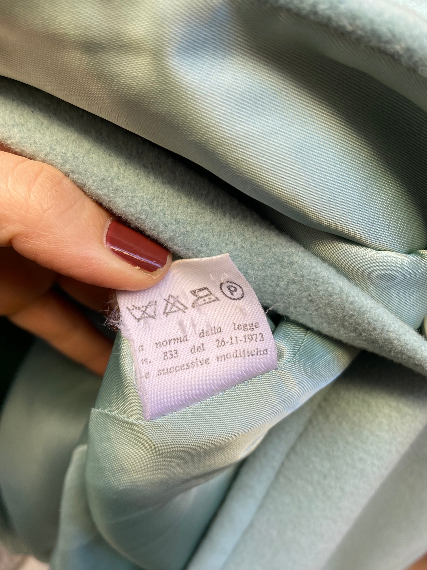 Cappotto azzurro Piero