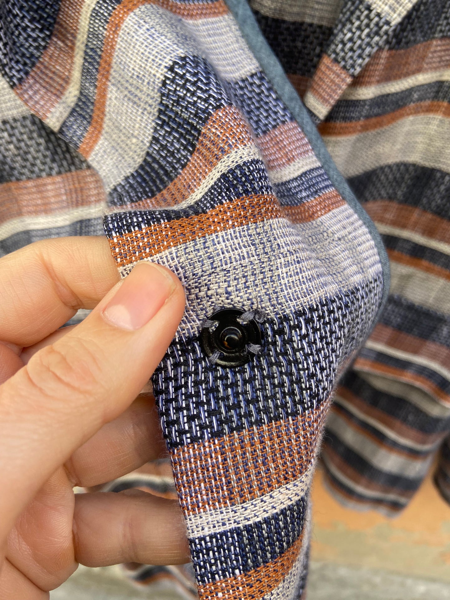 Blazer quadrettato estivo