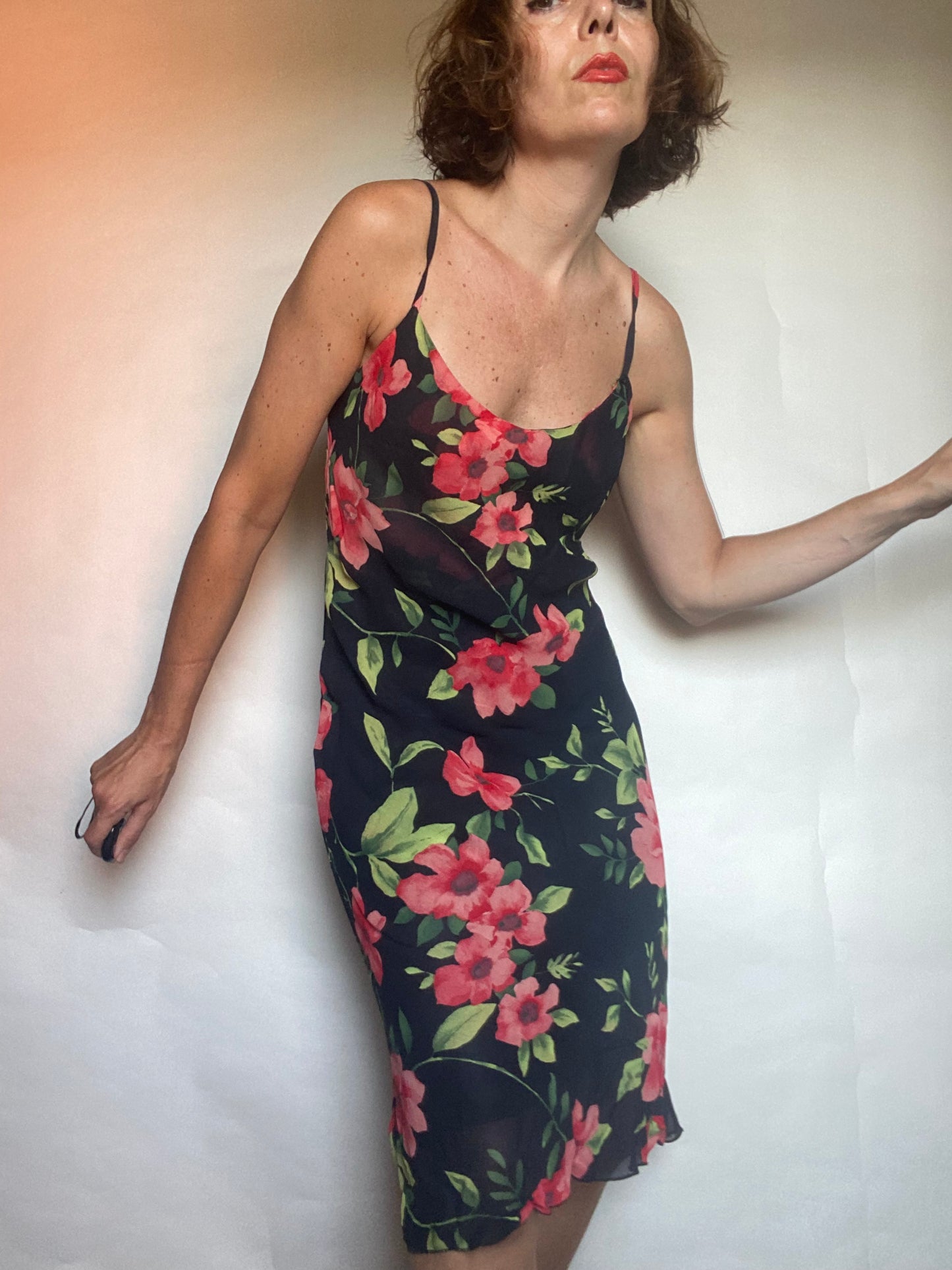 Slip dress flower
