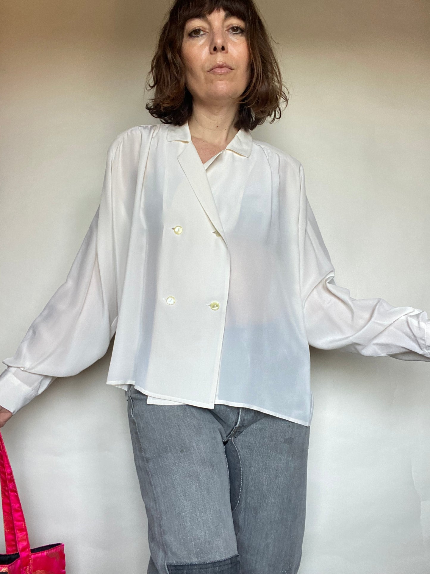 Camicia seta doppiopetto