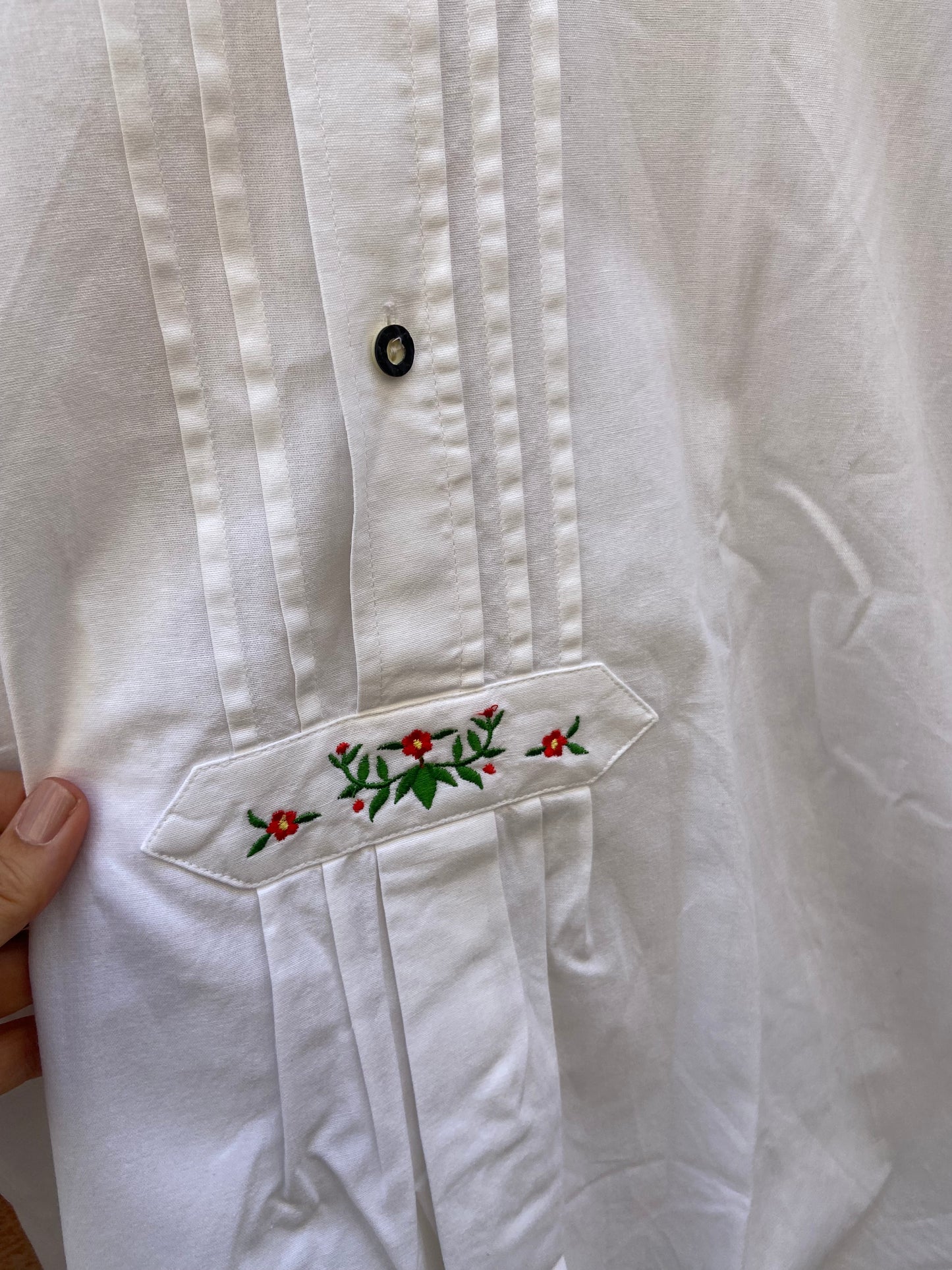Camicia tirolese vintage L