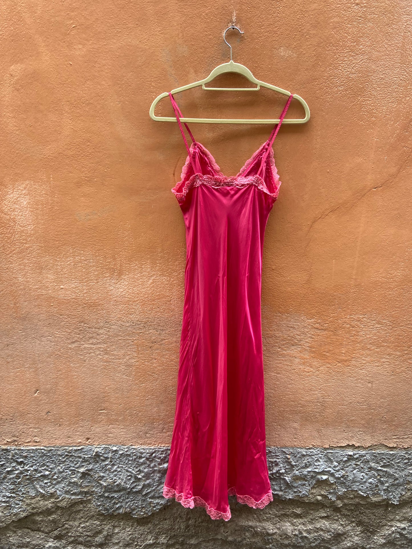 Slip dress Twinset fuxia