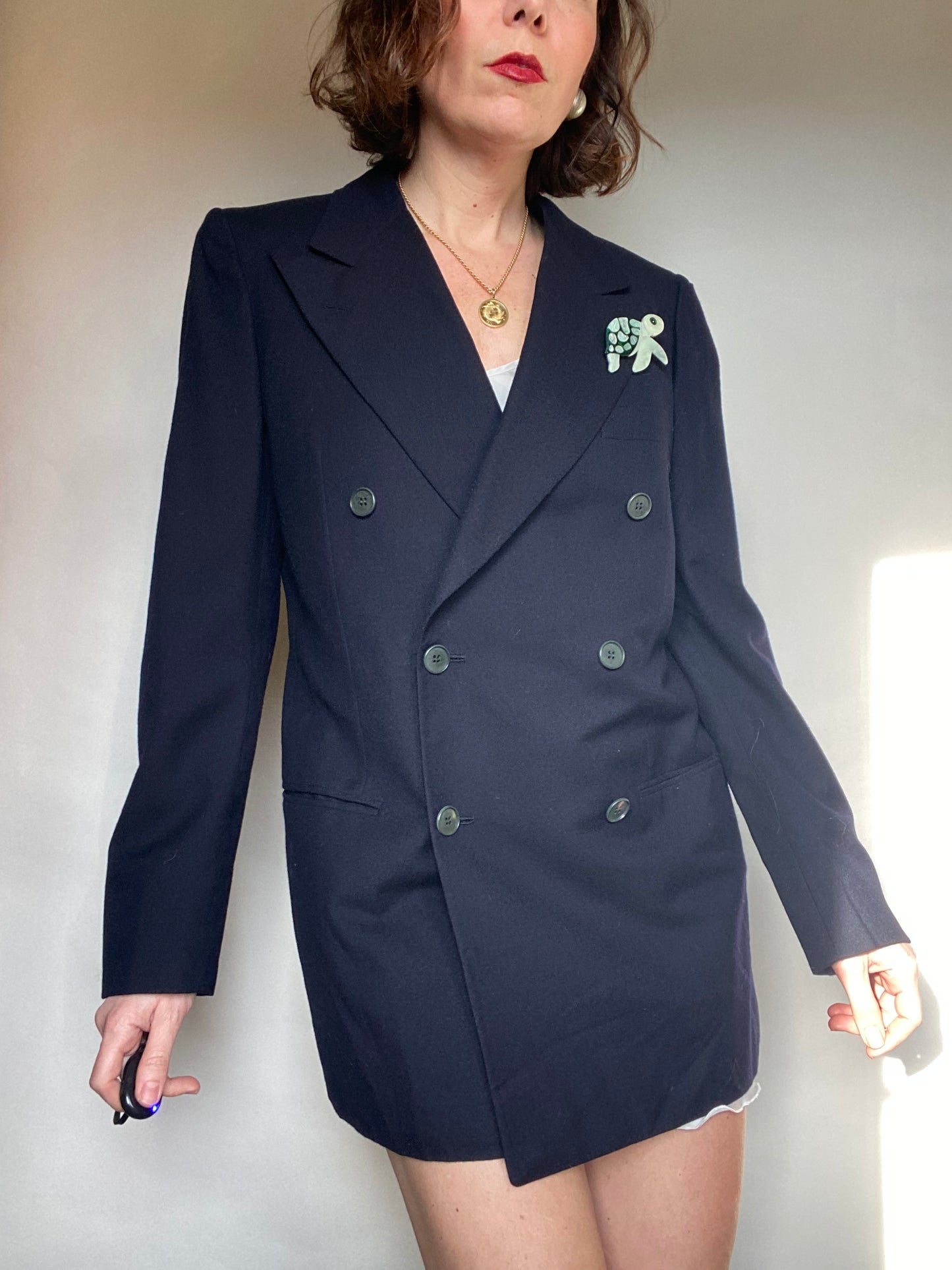 Blazer doppiopetto blu