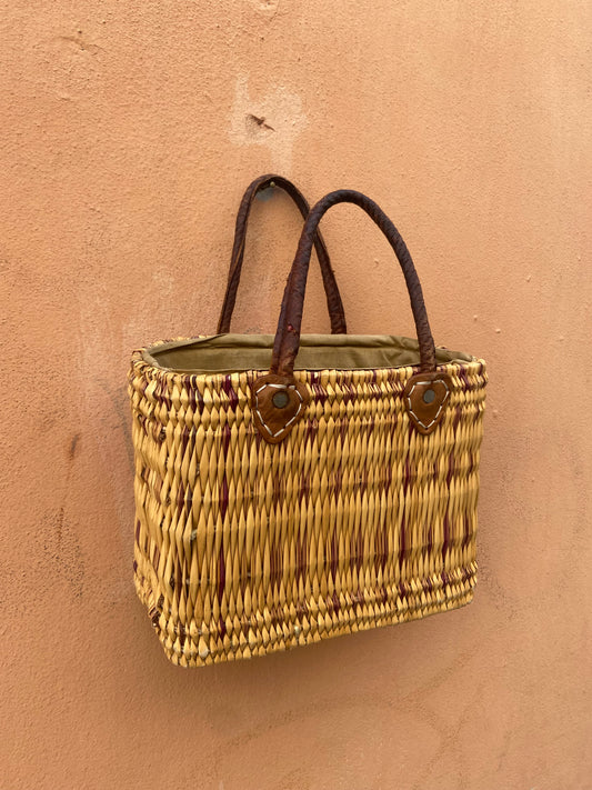 Bauletto paglia vintage