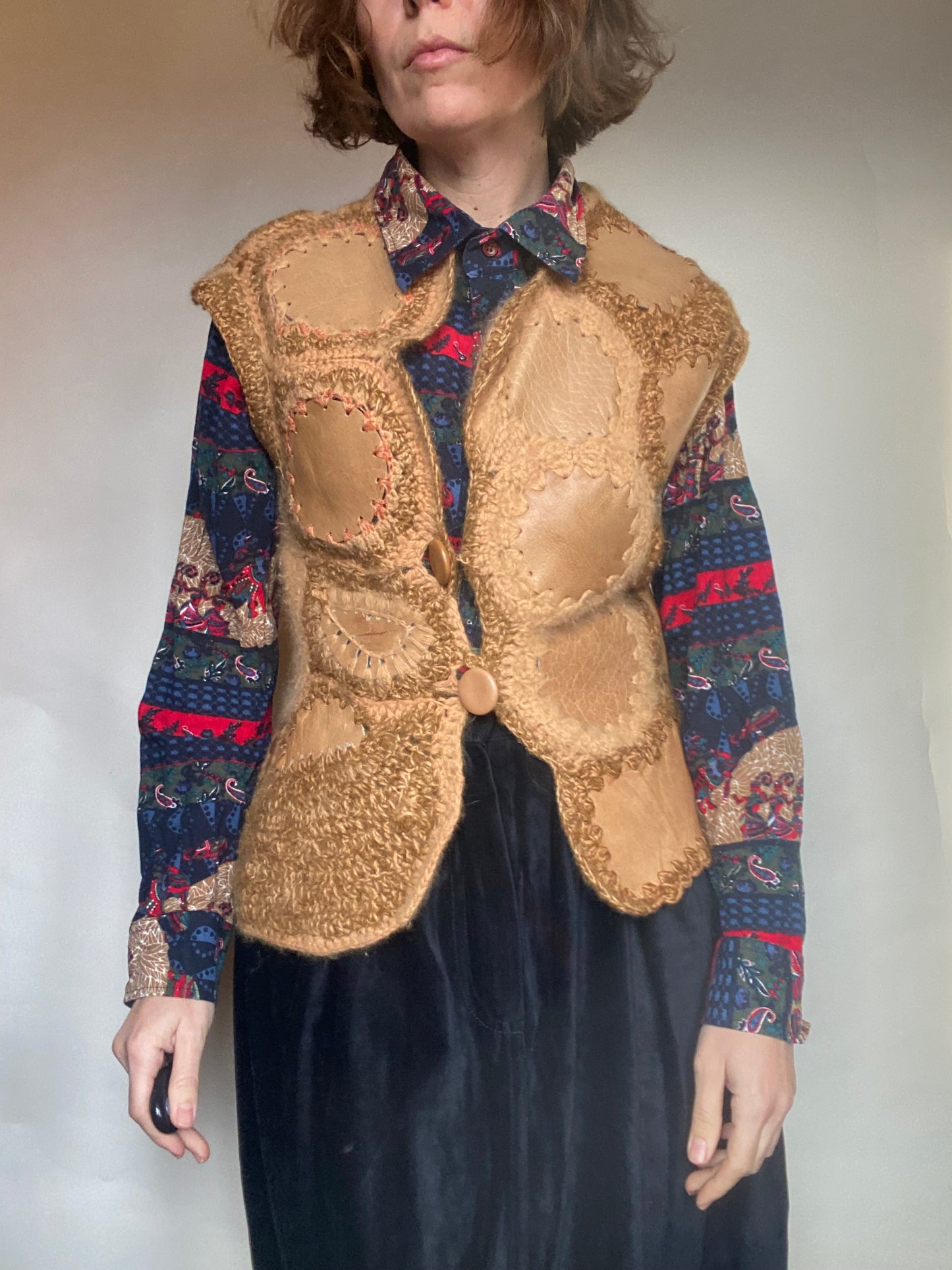 Gilet artigianale patchwork