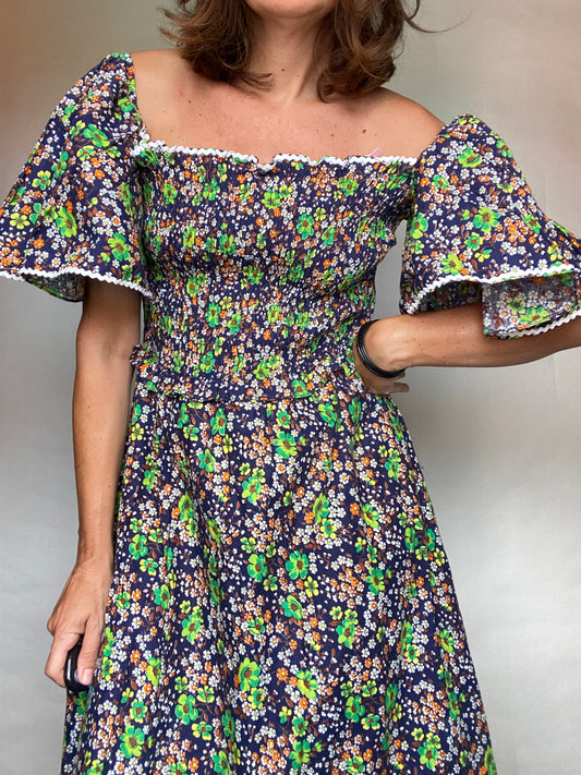 Abito 70s floreale