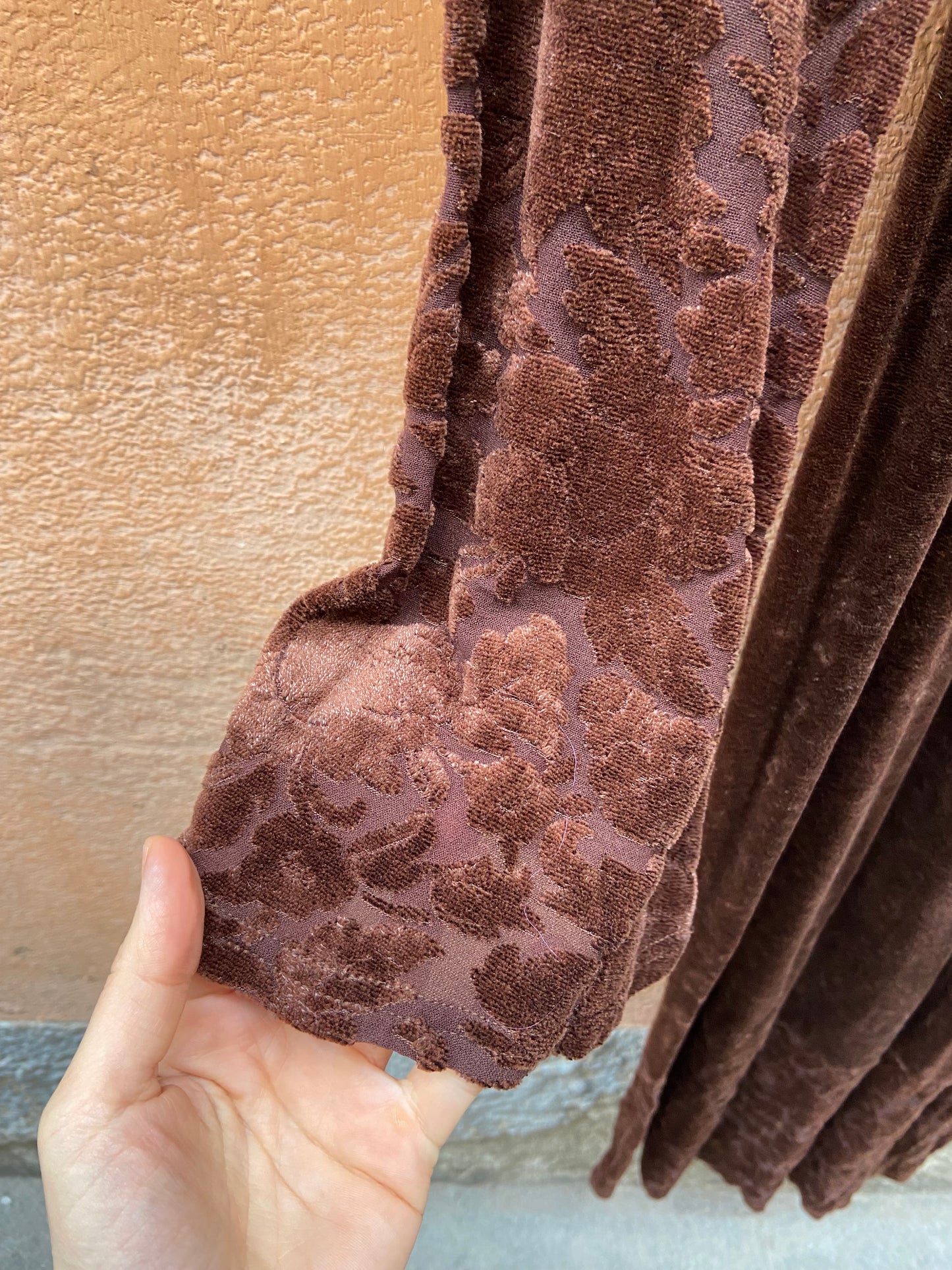 Abito grunge ciniglia