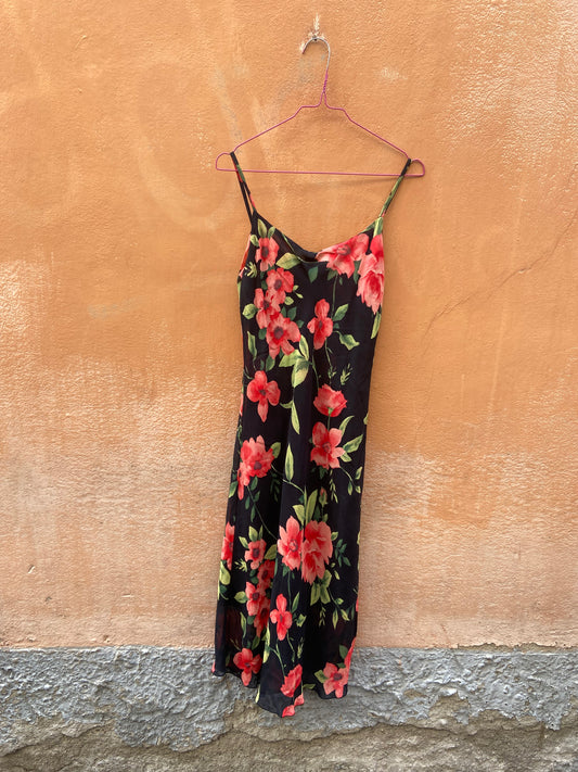 Slip dress flower