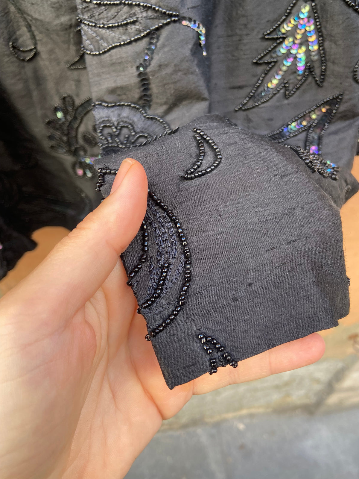 Twinset sartoriale con pailettes