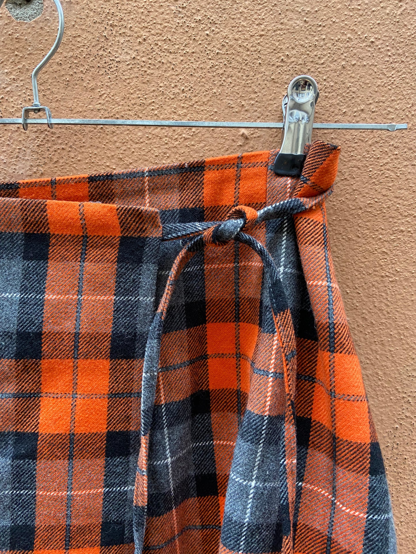 Mini tartan arancio
