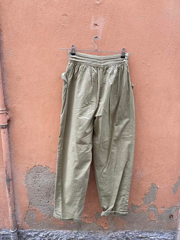 Pantalone vintage xs kaki