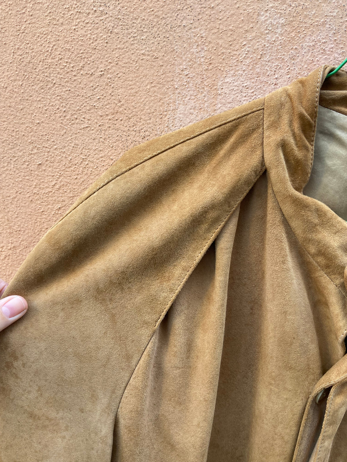 Giacca camicia camoscio