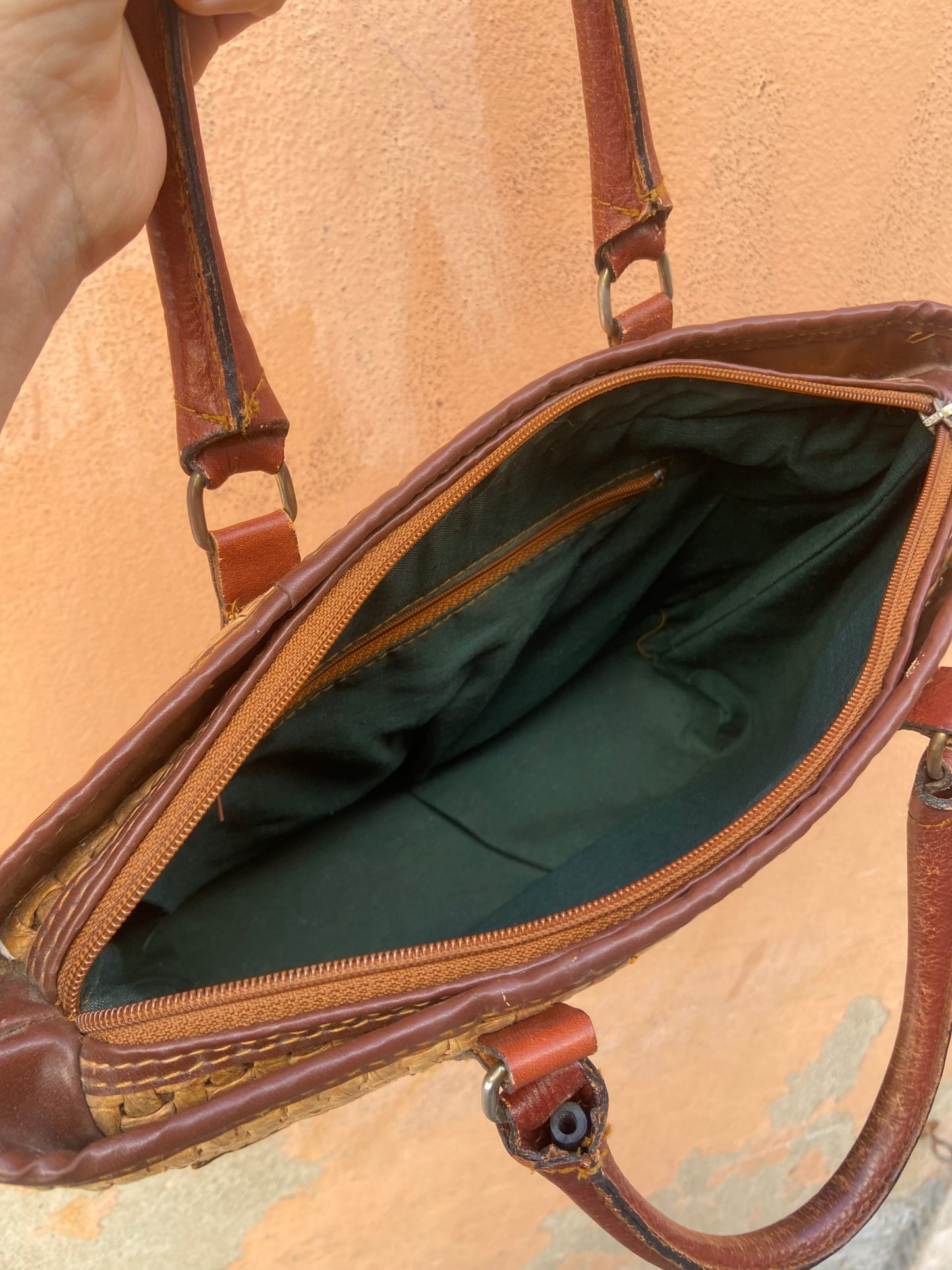 Borsa anni 70 Paglia