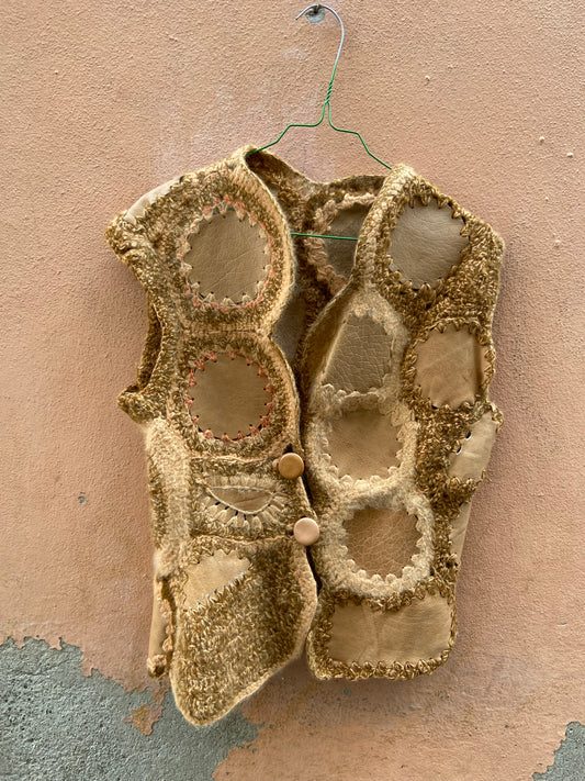 Gilet artigianale patchwork