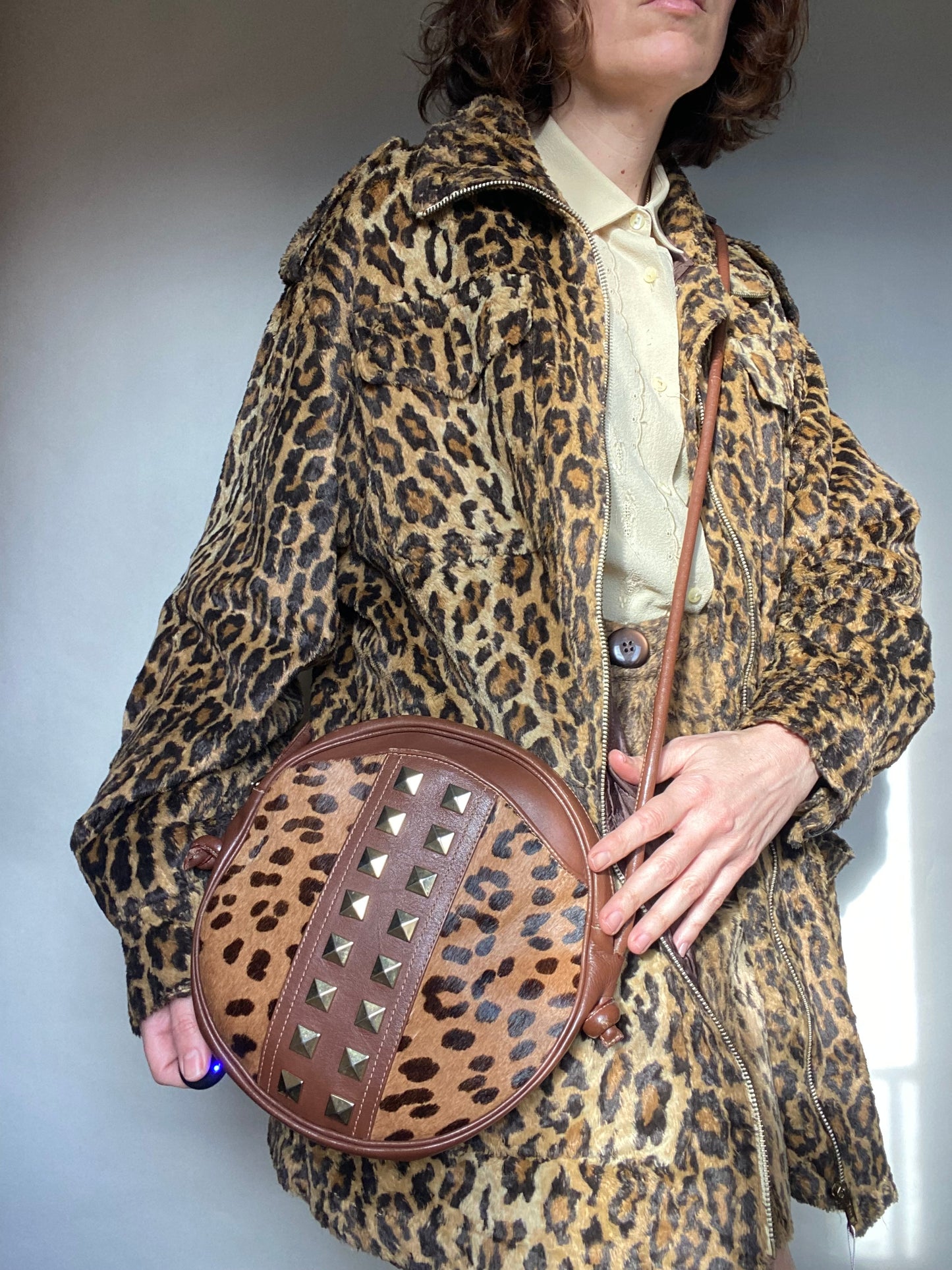 Borsa rounded cavallino